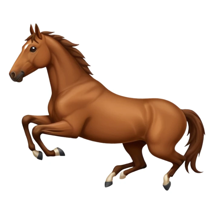 Horse jumping sticker
