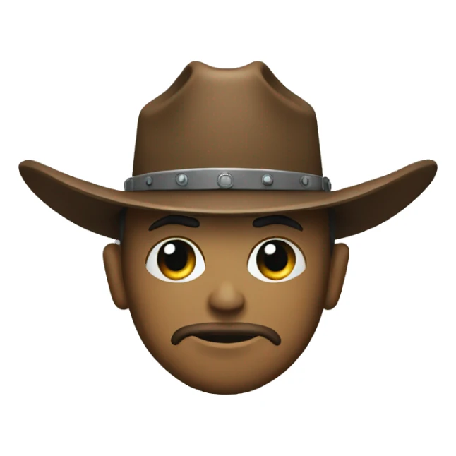 robot cowboy emoji sticker