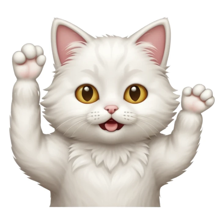 Mkae an cute cat doing an dab sticker