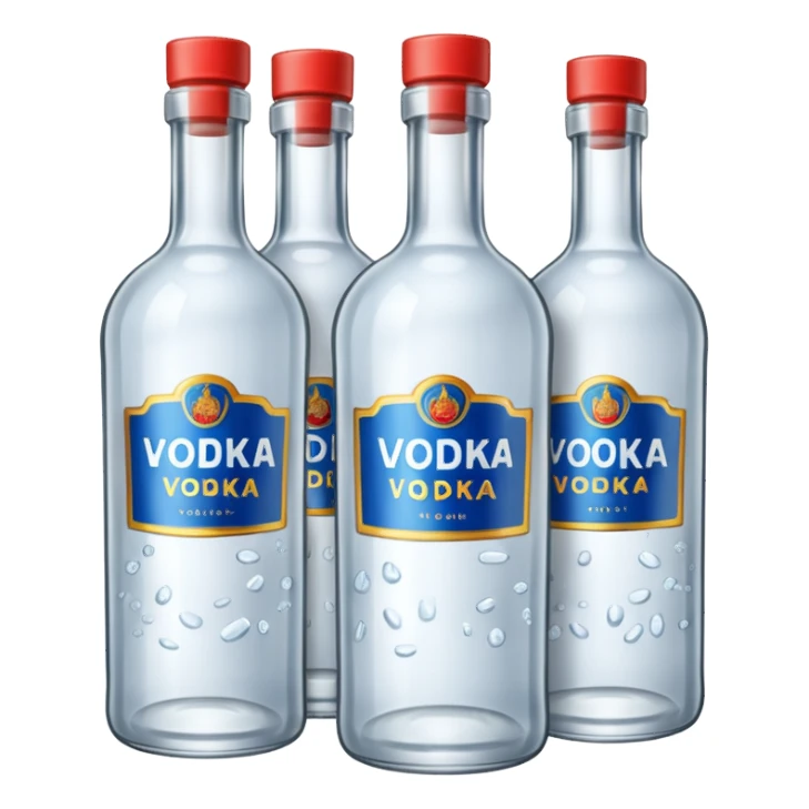 A case of vodka sticker