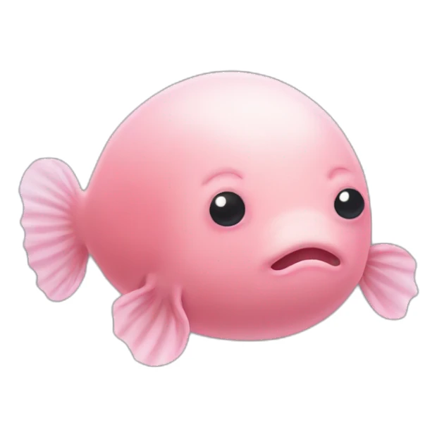 cute blobfish sticker