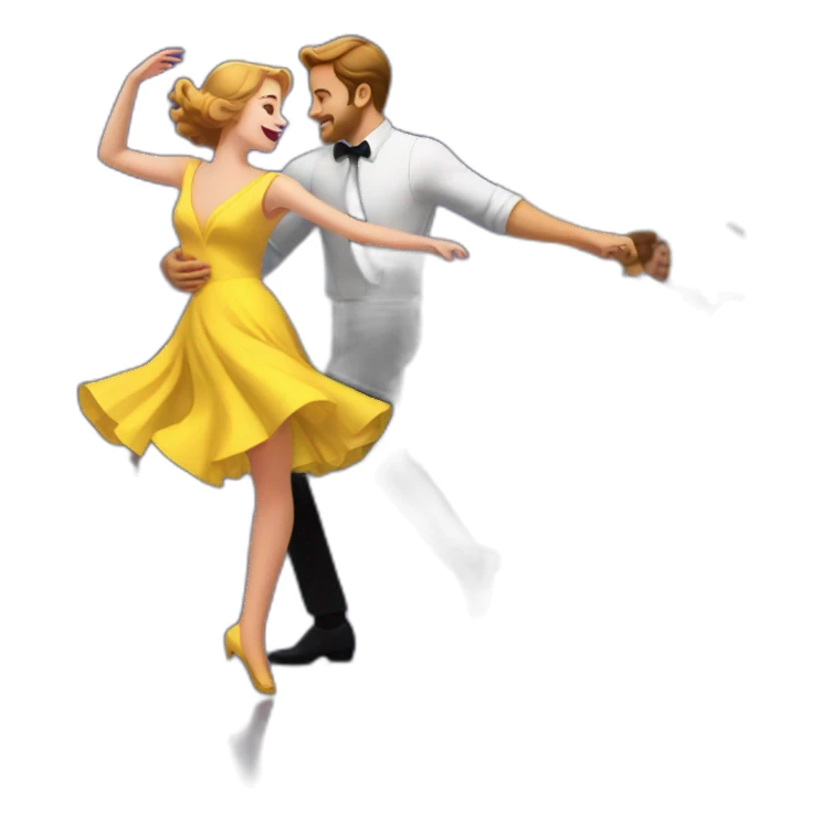 la la land a lovely night dance sticker