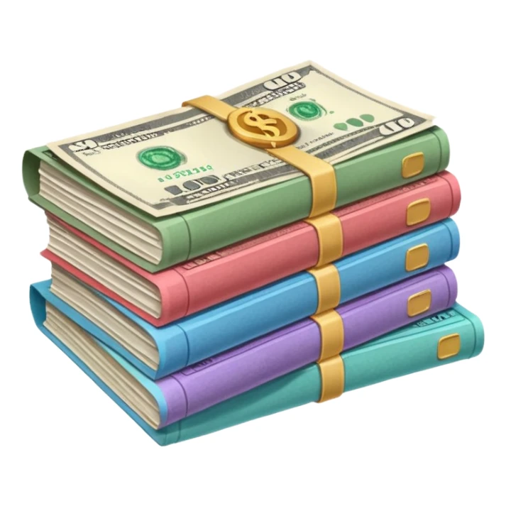 financial bills sticker