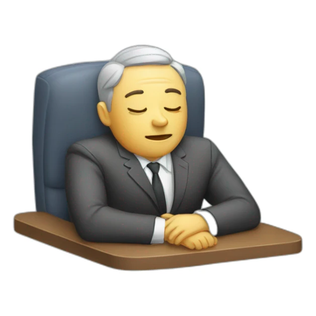Sleeping BUSINESS Consultant sticker