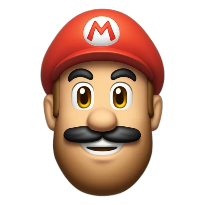 mario de métal sticker