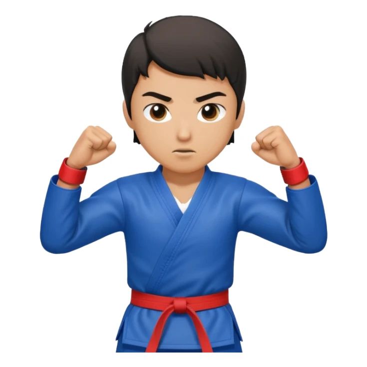 Taekwondo fighting  sticker