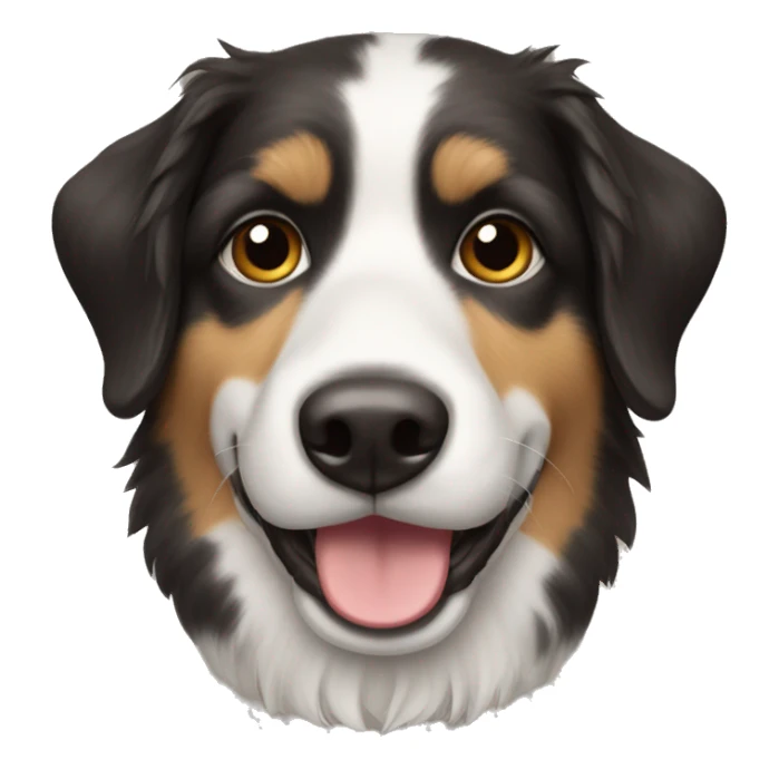 Border cokie dog sticker
