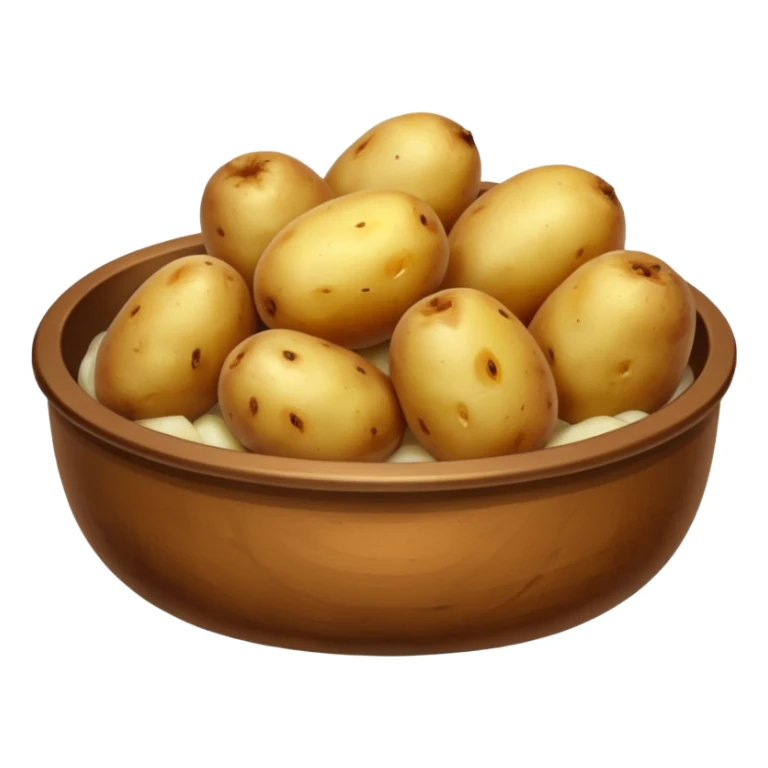 Cooked potatoes  sticker