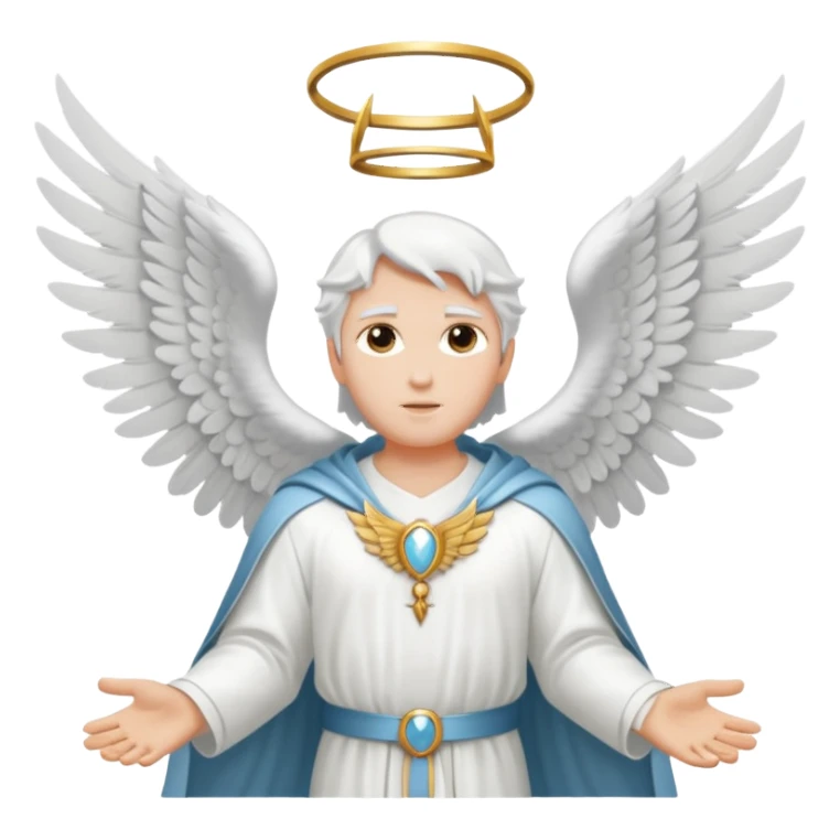 Aesthetic biblical archangel  sticker