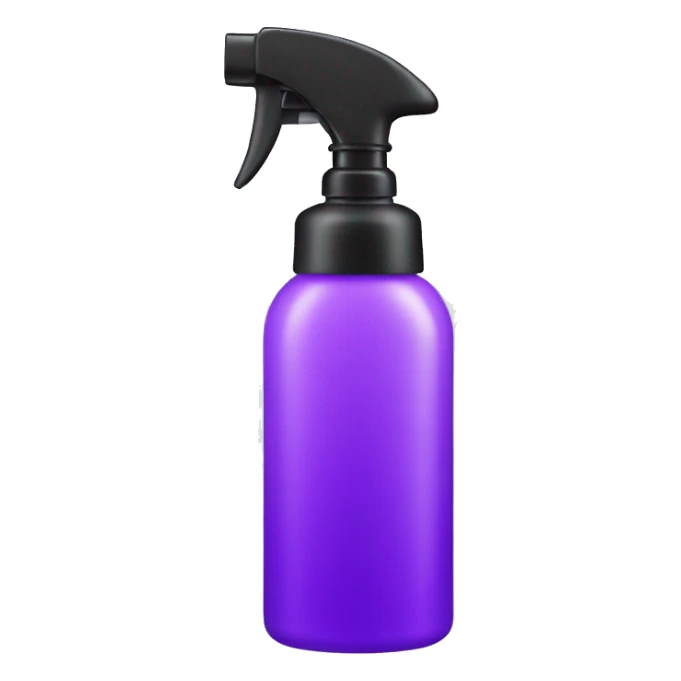 Purple spray bottle sticker