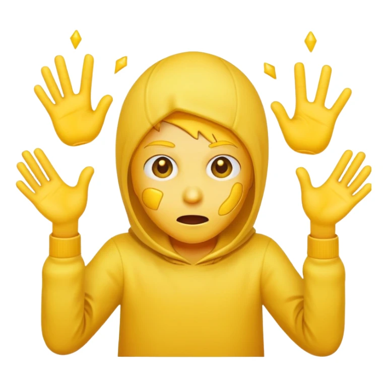 Emoji throwing up 3s sticker