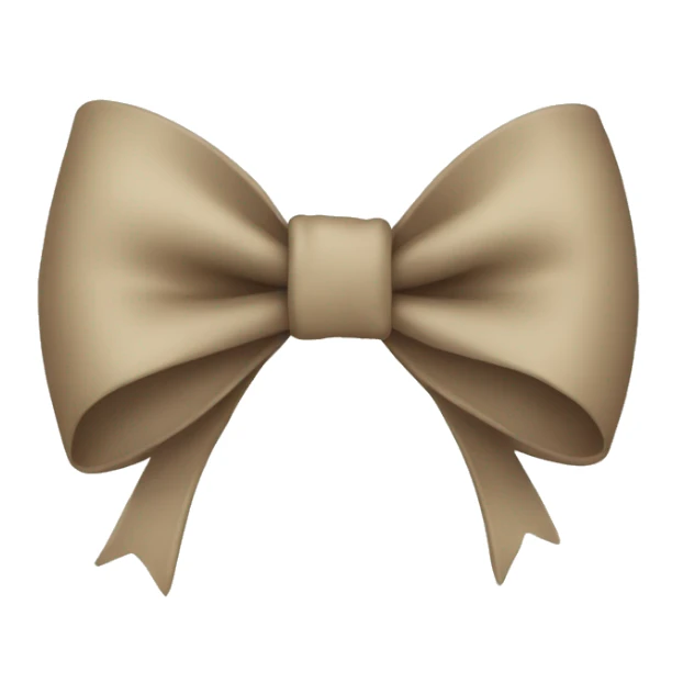 neutral bow  sticker