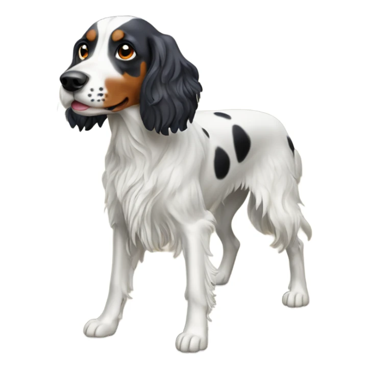 Llewellin setter dog sticker