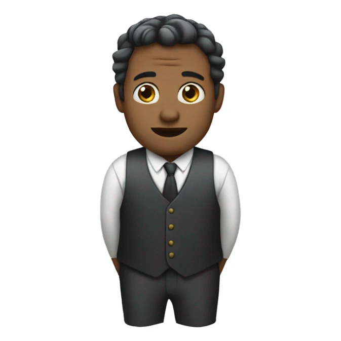 A man wearing a dress  sticker