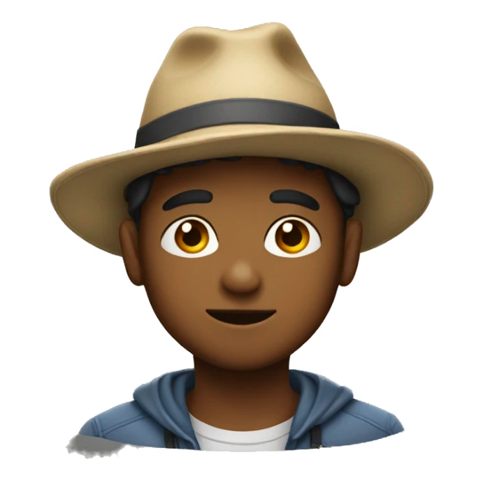 boy in a hat, but slightly more disappointed sticker