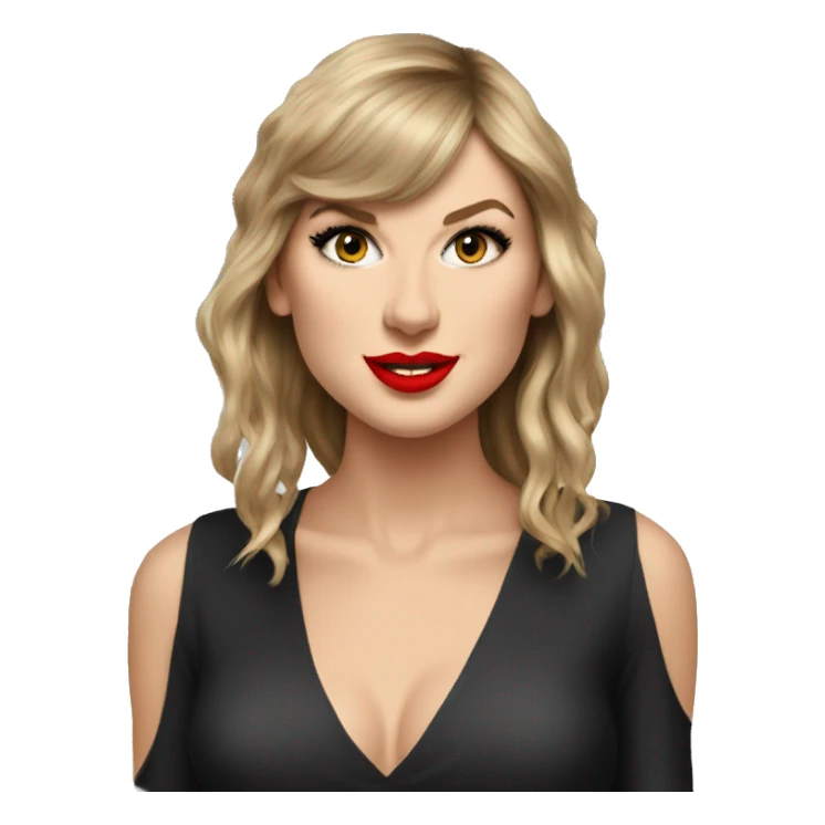 taylor swift caricature sticker