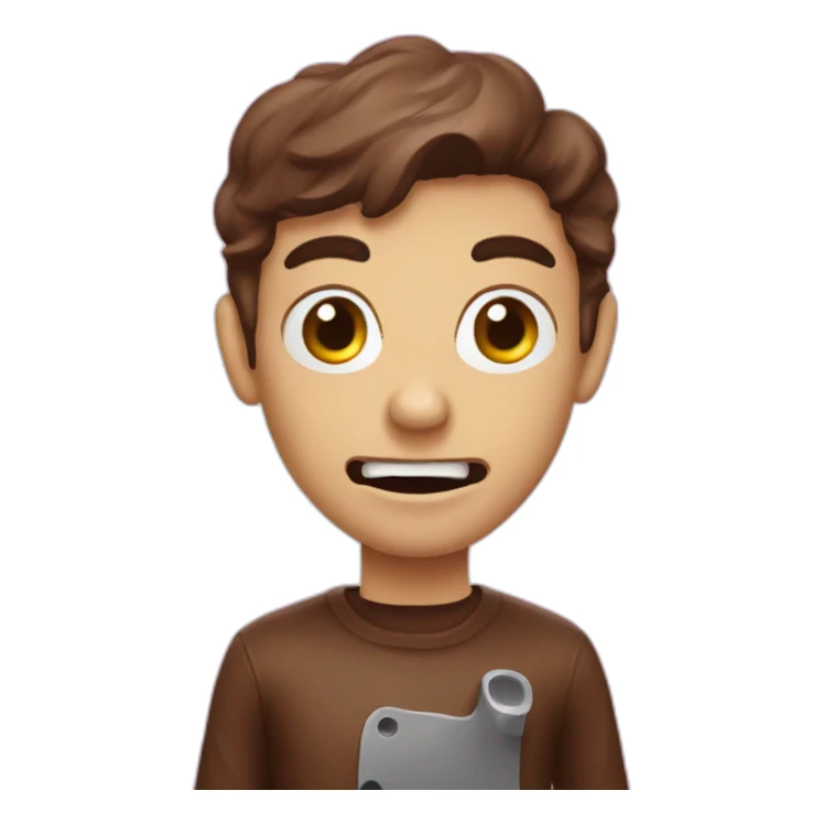 too scary for dairy brownie sticker