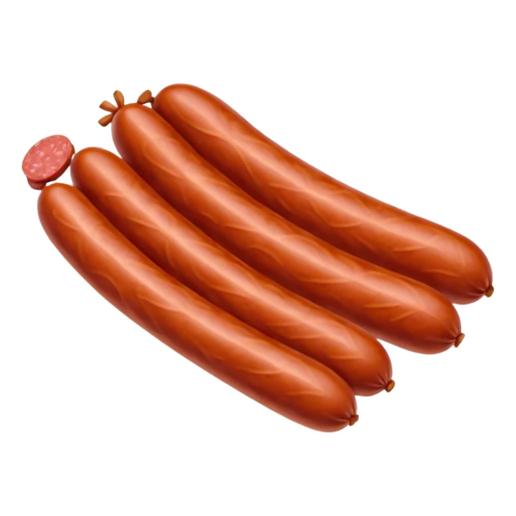 Dry-smoked sausage sticker