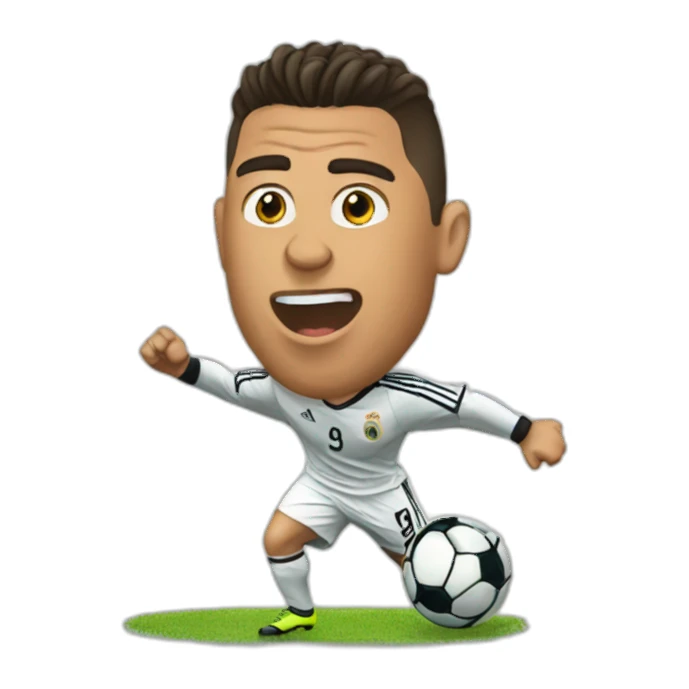 ronaldo goal sticker