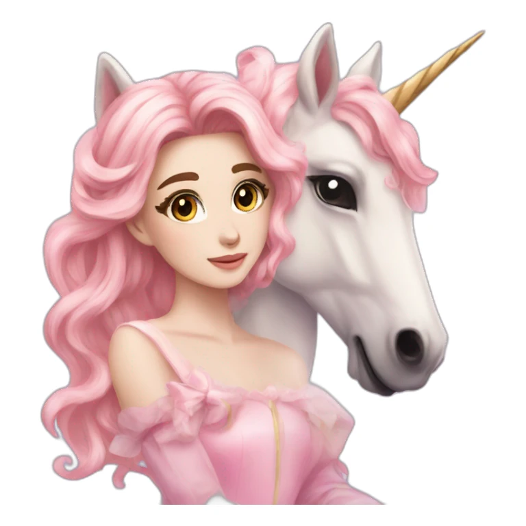 Belle delphine on a unicorn sticker