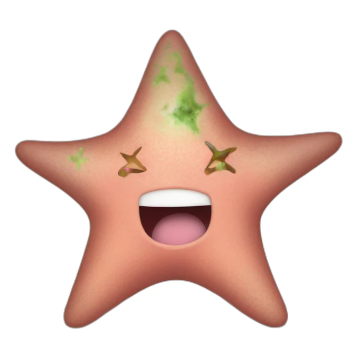 patrick star committing war crimes for china sticker