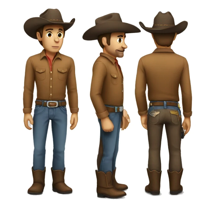 Shrink with cowboy ha sticker