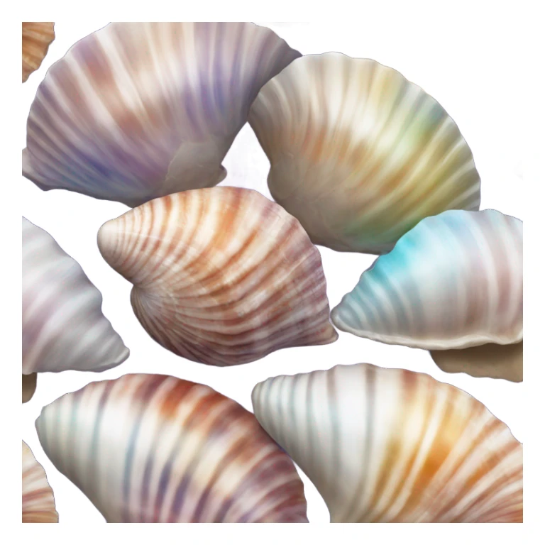 Sea shell sticker