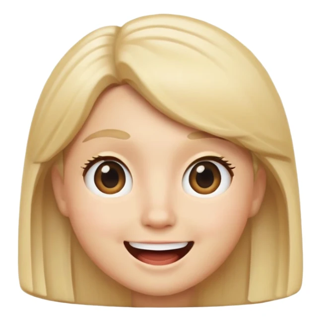 blonde memoji reactions sticker