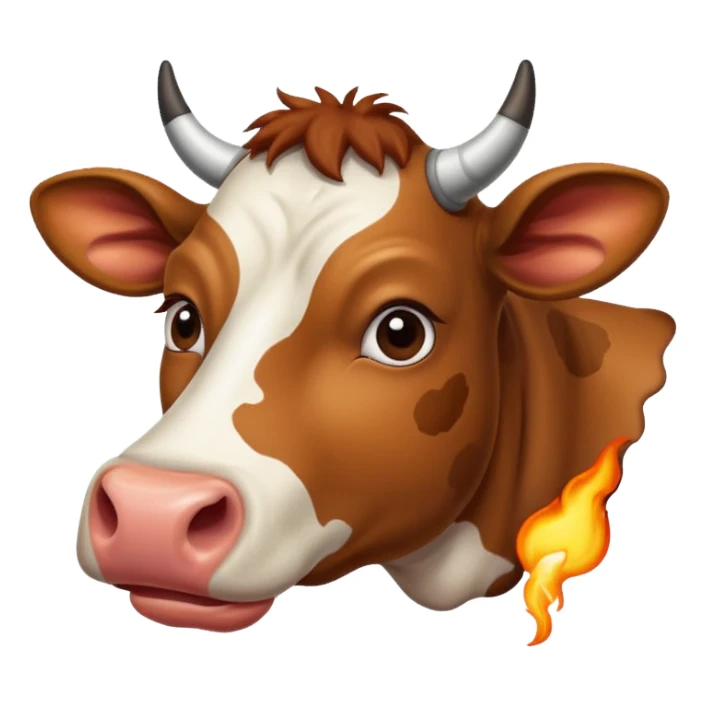 Коровка заболела ангиной sticker