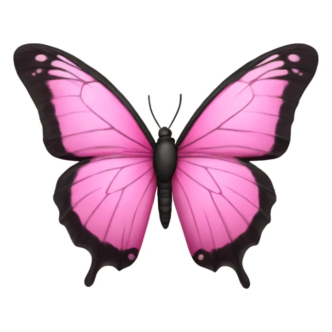 borboleta rosa sticker