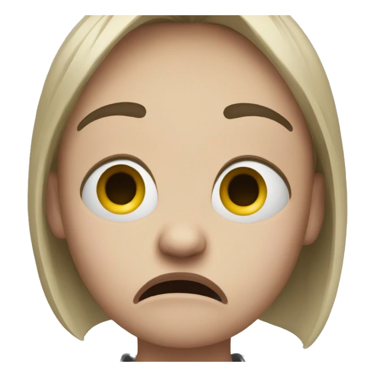 Dramatic crying sticker