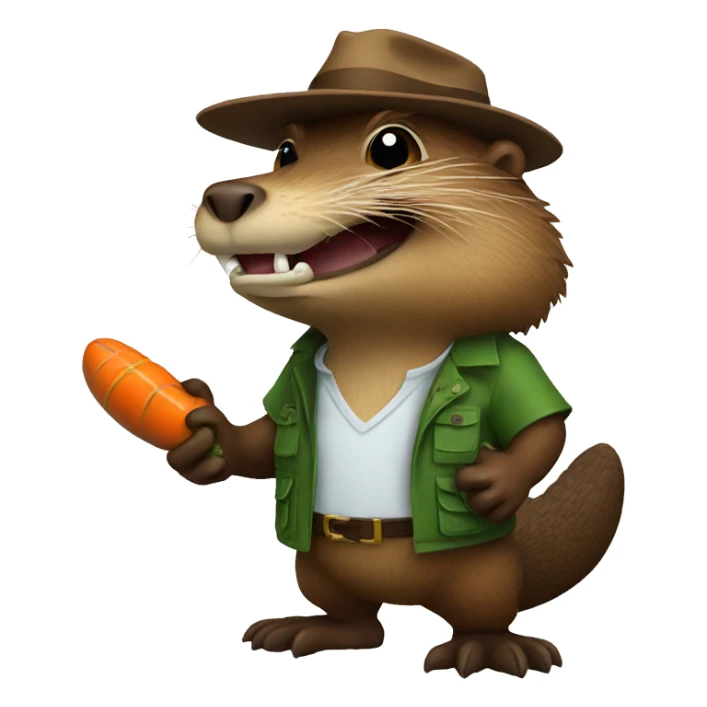 Beaver gator sticker