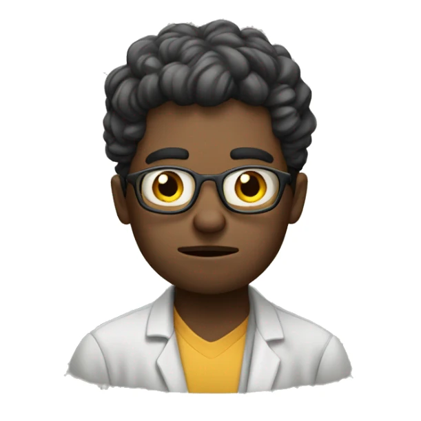 frustrated phd student with books sticker