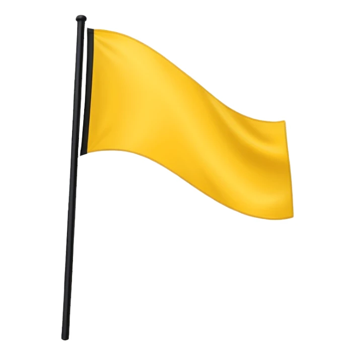 Create yellow line black line and yellow lined flag sticker