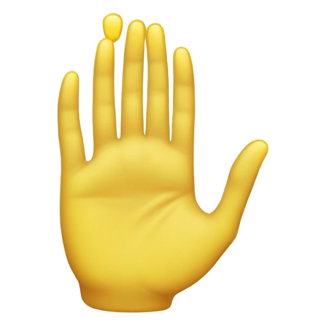 Uñas amarillas  sticker