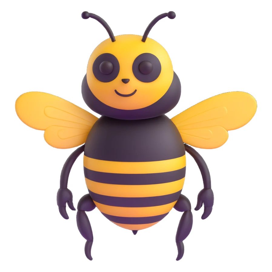 A bumblebee from Transformers sticker