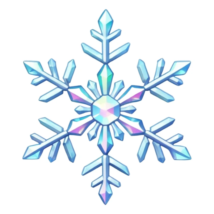 glitter white copo sticker