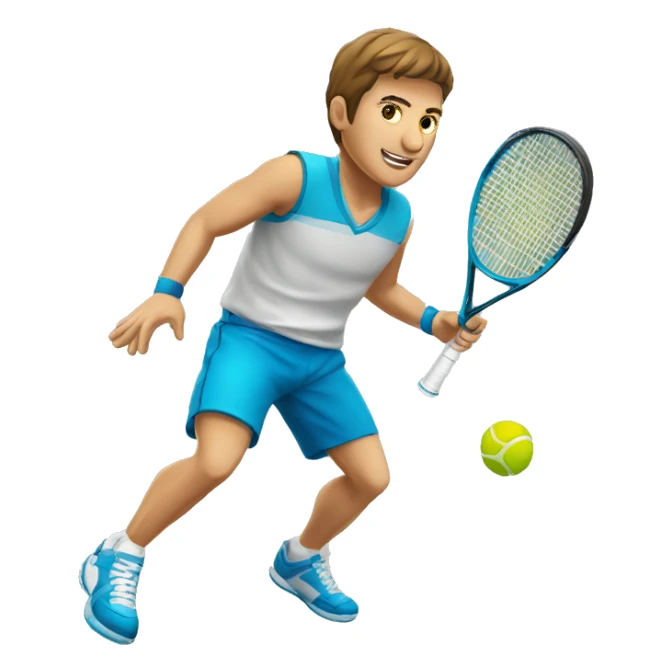 tenis de mesa perosna sticker