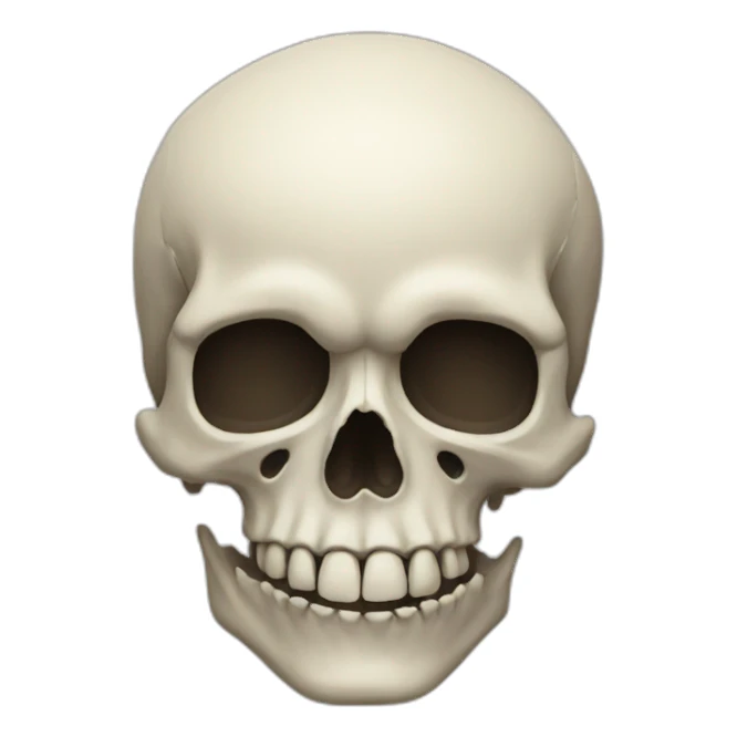 Skull har sticker
