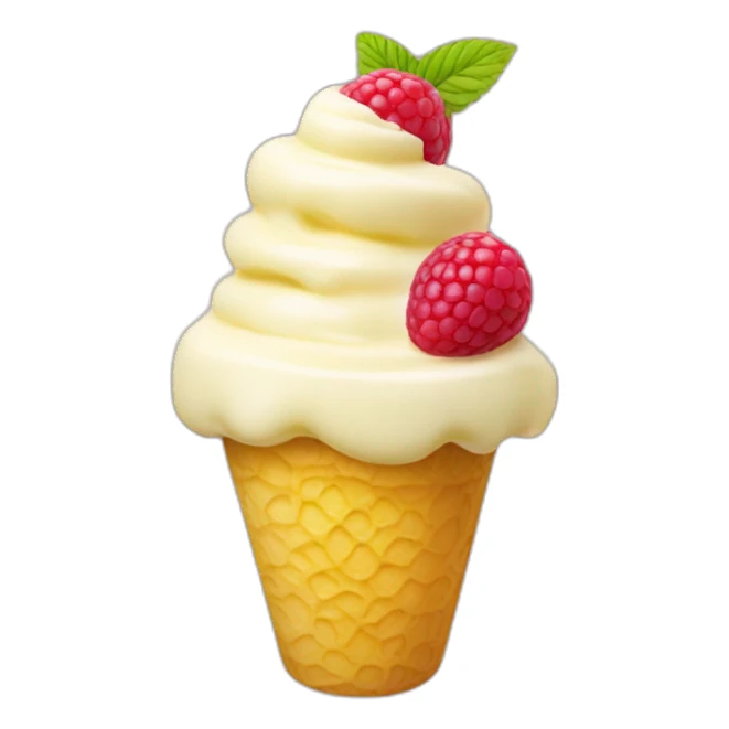 Lemon raspberry gelato sticker