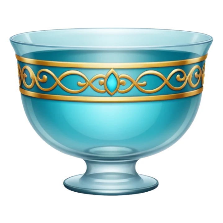 fancy glass bowl sticker