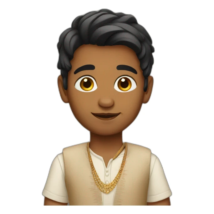 Indian boy new looks  sticker