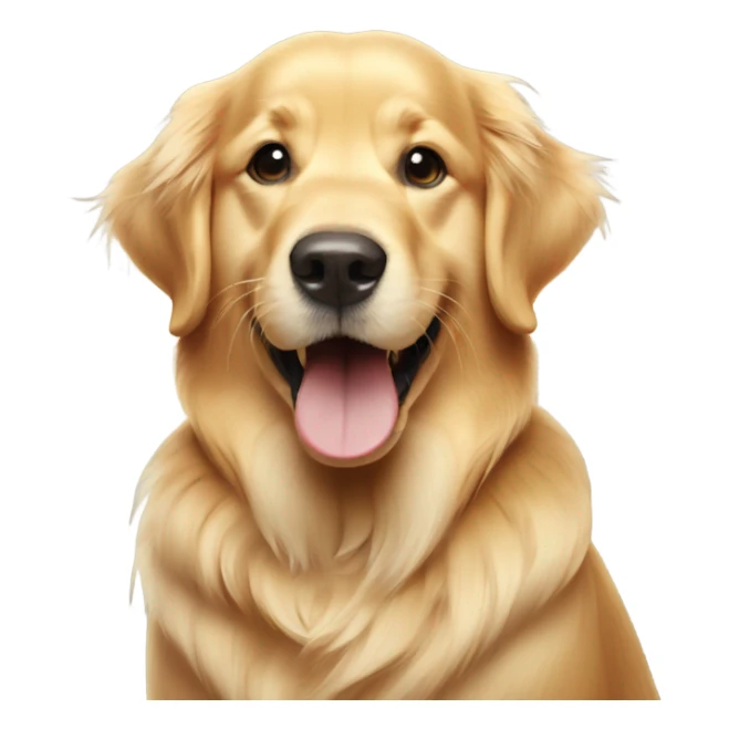 golden retriever thumbs up good sticker