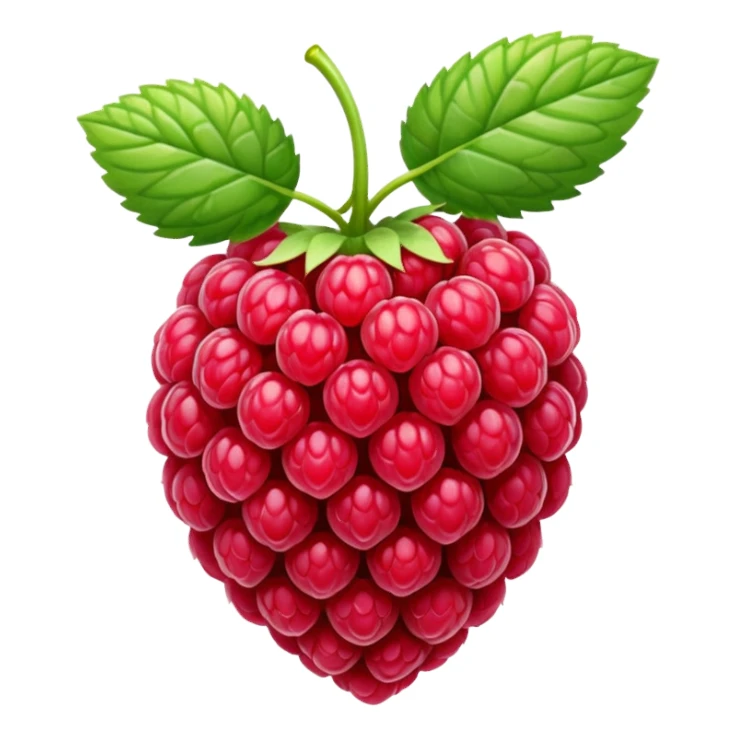 One raspberry sticker