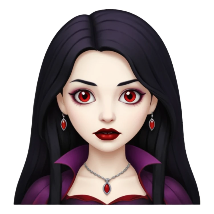 vampire woman. sticker