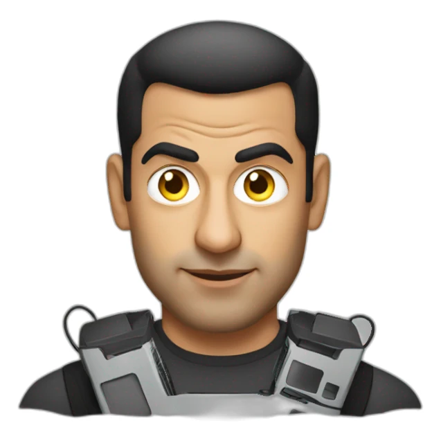 salman khan with gadgets and looking like a hacker sticker