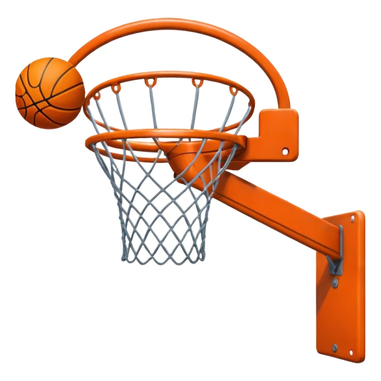 basketball hoop sticker