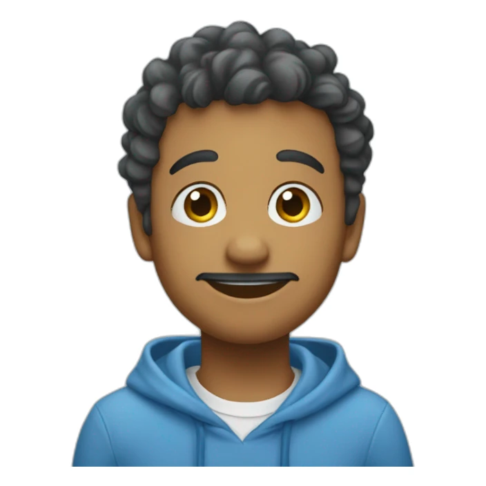 Huggy woogy blue sticker