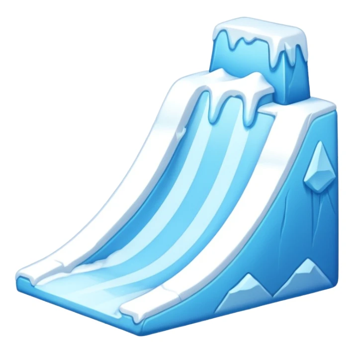 snow slope kicker sticker