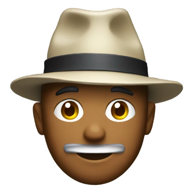 Playstation wearing a hat sticker